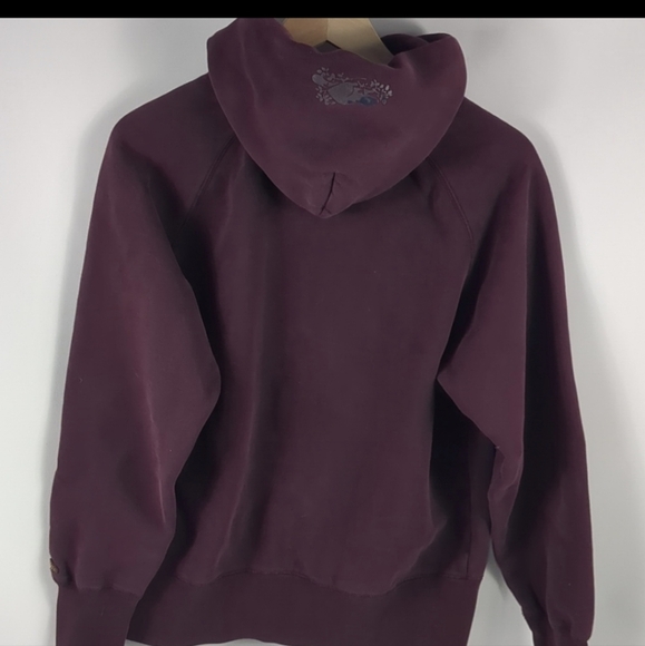 Roots Burgandy Hoodie Size XS - Picture 2 of 4